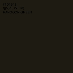 #1D1B12 - Rangoon Green Color Image